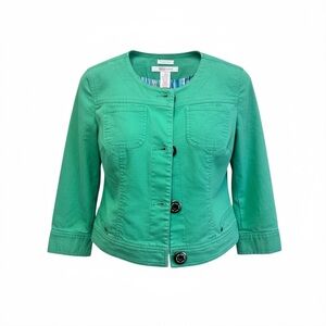 Nine & Company by Nine West Green Jacket